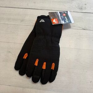 Ozark Trail boys winter hybrid ski gloves black and orange L/XL NEW‎